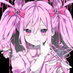 This is a pixiv picture whose title is 魔法少女とチョコレゐト.
