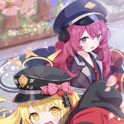This is a pixiv picture whose title is 巡回中の1コマ.