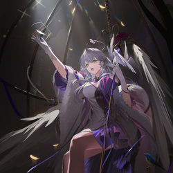 This is a pixiv picture whose title is 知更鸟.