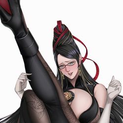 This is a pixiv picture whose title is ベヨネッタ.