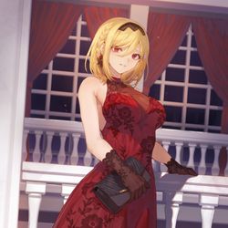 This is a pixiv picture whose title is パーティードレスなリリスさん.