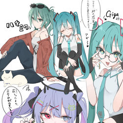 This is a pixiv picture whose title is 各ボカロpの初音ミク②.
