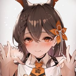 This is a pixiv picture whose title is 筑摩さん.