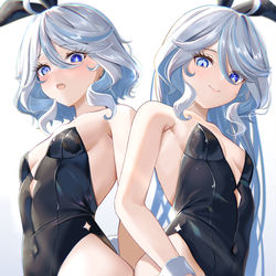 This is a pixiv picture whose title is W水神バニー.