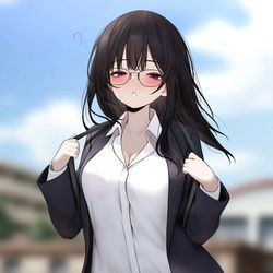 This is a pixiv picture whose title is 履き忘れてきた彼女.