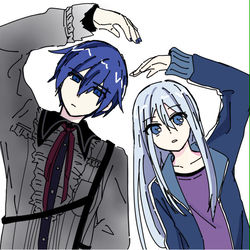This is a pixiv picture whose title is ハート作って！.