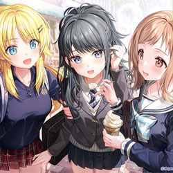 This is a pixiv picture whose title is 『アイドルマスターシャイニーカラーズ』エンドカード.