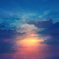 This is a pixiv picture whose title is 落下.