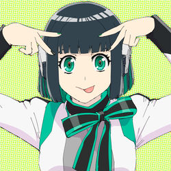 This is a pixiv picture whose title is きみは完璧で究極のAIドル.