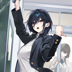 This is a pixiv picture whose title is 「お前…手が届かないんだよな。ここはボクに任せて」.