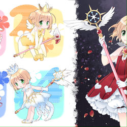 This is a pixiv picture whose title is 歴代OP衣装.