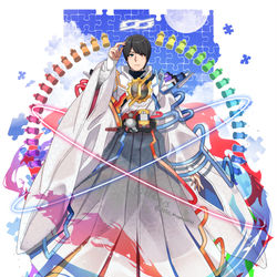 This is a pixiv picture whose title is 創造主.