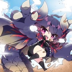 This is a pixiv picture whose title is 鏖魔ディアブロスちゃん。.