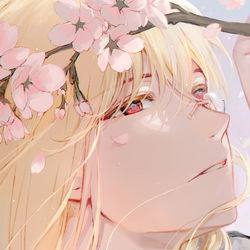 This is a pixiv picture whose title is 春 とお 別れ.