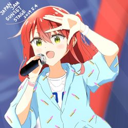 This is a pixiv picture whose title is JAPANJAMの結束バンド最高でした！！！！.