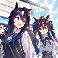 This is a pixiv picture whose title is ヴィルシーナ&ヴィブロス Verxina & Vivlos.