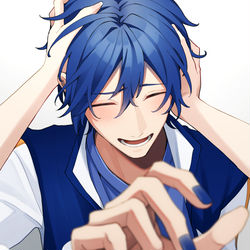 This is a pixiv picture whose title is X！KAITOログ！.