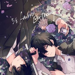 This is a pixiv picture whose title is 雲雀恭弥誕生祭2024.