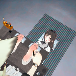 This is a pixiv picture whose title is 普瑞賽斯女士的磨难.