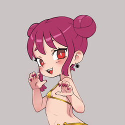 This is a pixiv picture whose title is Golden bikini.