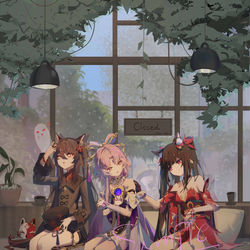 This is a pixiv picture whose title is 胡花符.