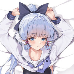 This is a pixiv picture whose title is 神里綾華1.