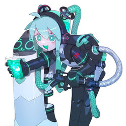 This is a pixiv picture whose title is ドリンクバーミク.