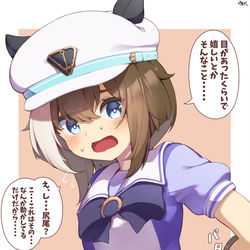 This is a pixiv picture whose title is 感情を隠しきれないシュヴァルちゃん.
