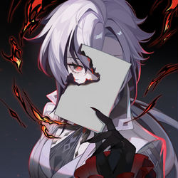 This is a pixiv picture whose title is [父亲] 阿蕾奇诺.
