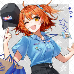 This is a pixiv picture whose title is 🧡👔🧡.