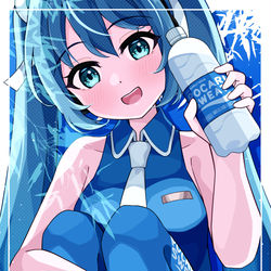 This is a pixiv picture whose title is ポカリミク.