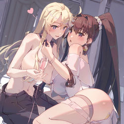 This is a pixiv picture whose title is 大和 Iowa.