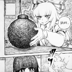 This is a pixiv picture whose title is Bomb.