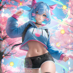 This is a pixiv picture whose title is Spring Rem.