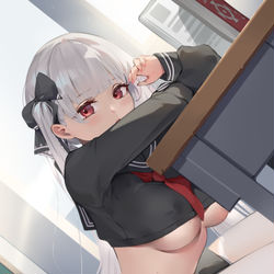 This is a pixiv picture whose title is 碧蓝航线.