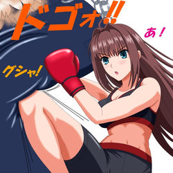 This is a pixiv picture whose title is 蒼崎青子トレーニング中.