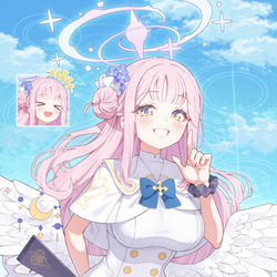 This is a pixiv picture whose title is 聖園ミカ生誕祭2024.