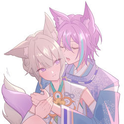 This is a pixiv picture whose title is きつねちゃん.