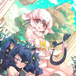 This is a pixiv picture whose title is タテゴトアザラシとケルベロス.