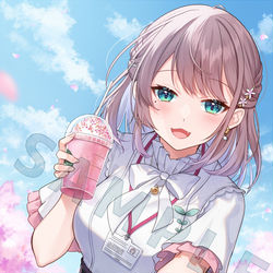 This is a pixiv picture whose title is 【仕事絵】はい、どうぞ。.