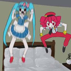 This is a pixiv picture whose title is 助けなくても大丈夫そう.