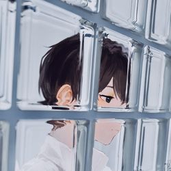 This is a pixiv picture whose title is 無題.
