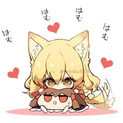 This is a pixiv picture whose title is はむはむ.