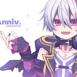This is a pixiv picture whose title is flower誕生祭2024.