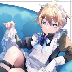 This is a pixiv picture whose title is メイドの日.