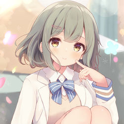 This is a pixiv picture whose title is リビングで息抜き.