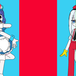 This is a pixiv picture whose title is メズマライザーパロかなまふ.