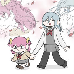This is a pixiv picture whose title is (?).