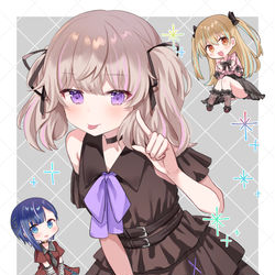 This is a pixiv picture whose title is 地雷系恋ちゃんズ.