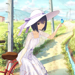 This is a pixiv picture whose title is 久遠寺有珠.
